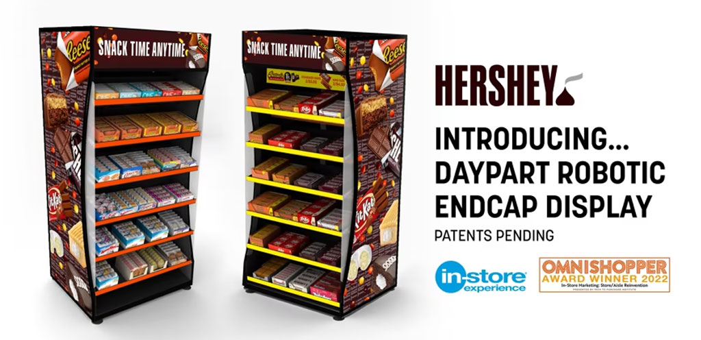 Hershey Robotic Endcap Display - Point of Purchase International